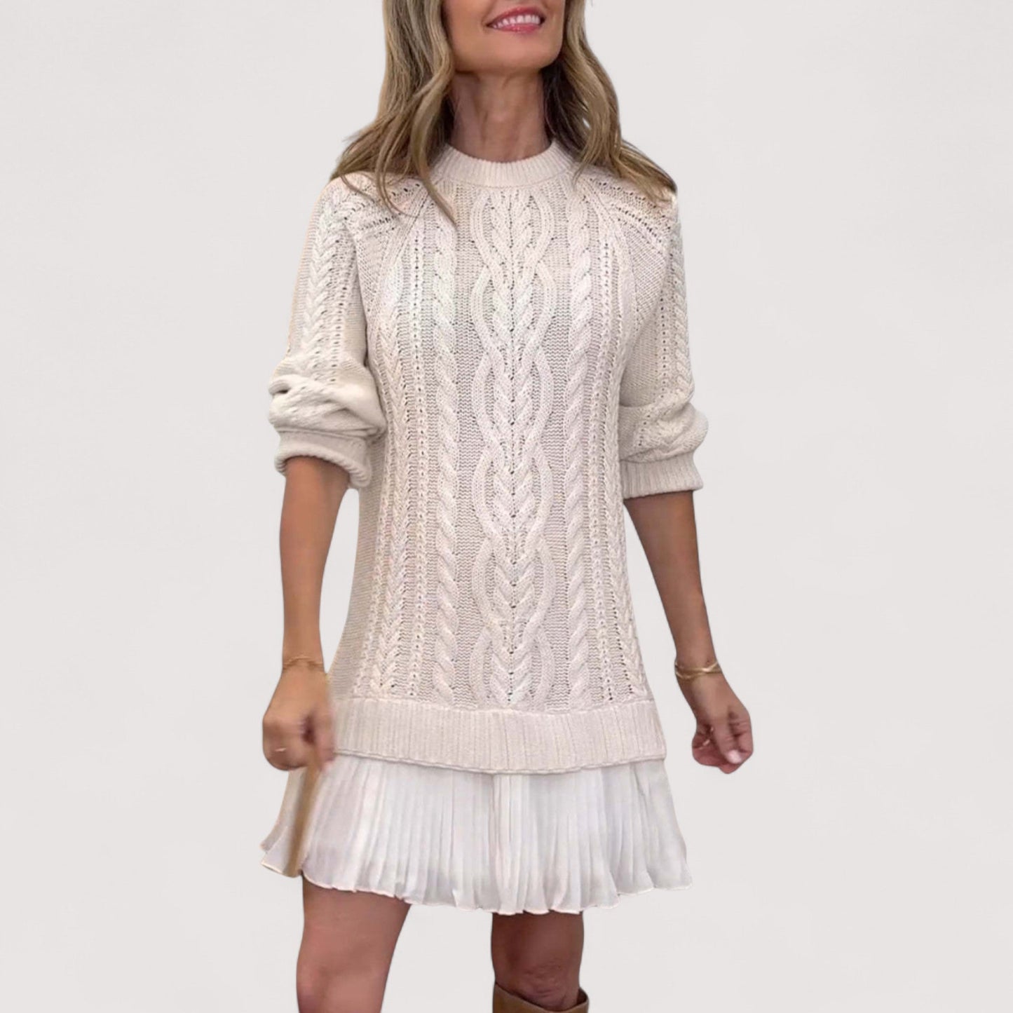 The Arvienne – Knitted Mini Dress