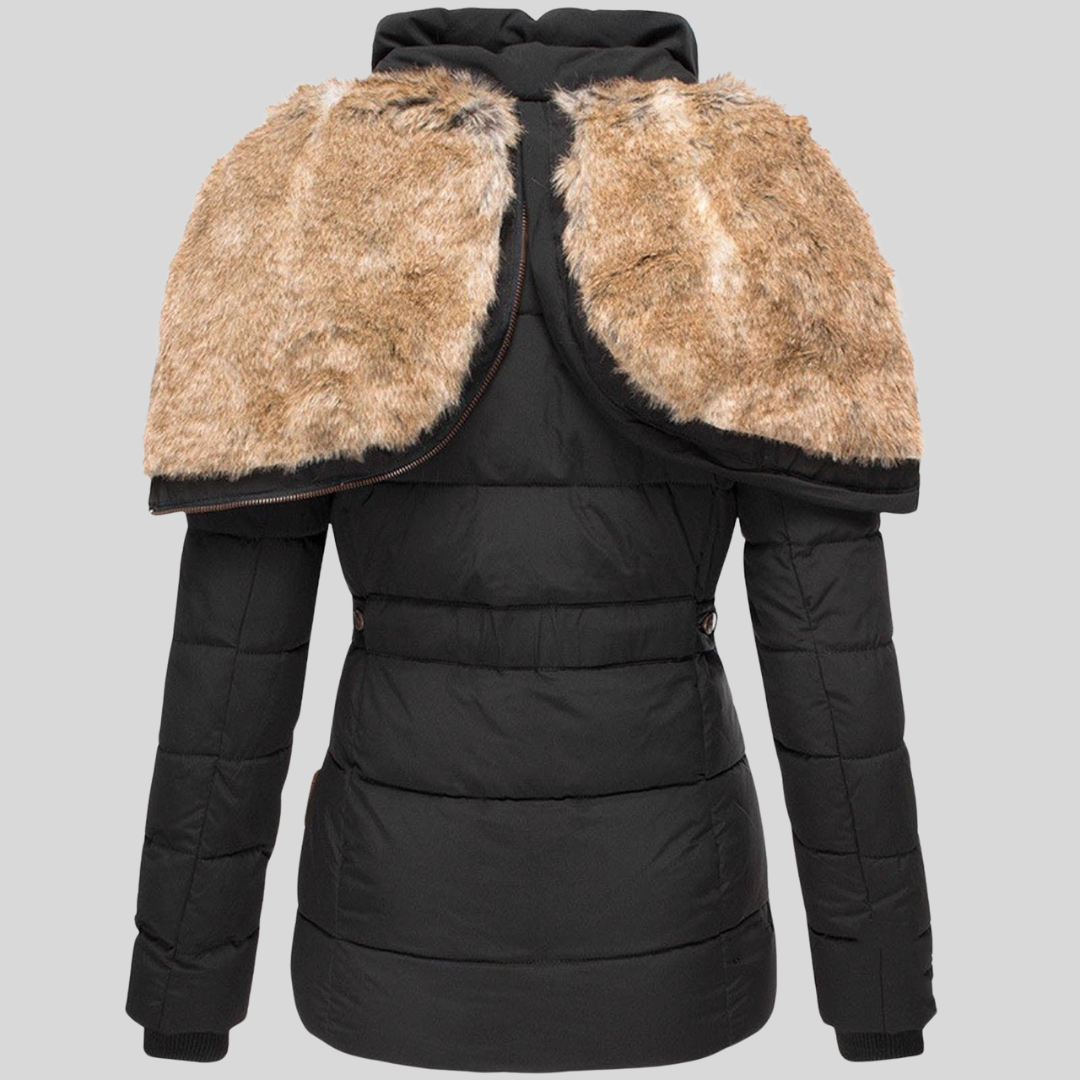 The Elvoria – Luxe Fur-Lined Winter Jacket