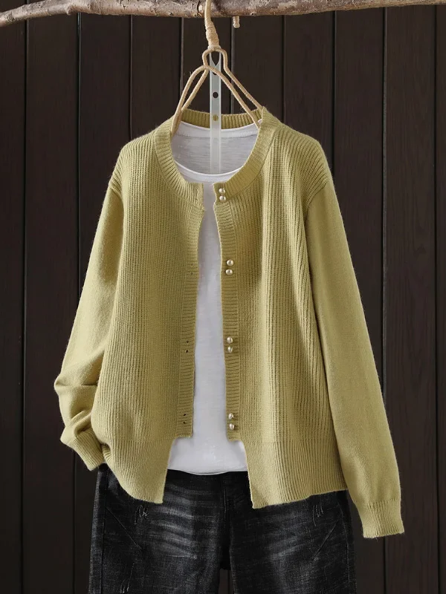The Meralise – Pearl Button Cardigan