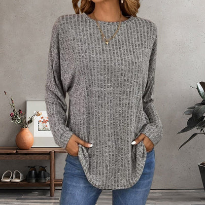 The Arliennea – Soft Long-Sleeve Casual Knit Top