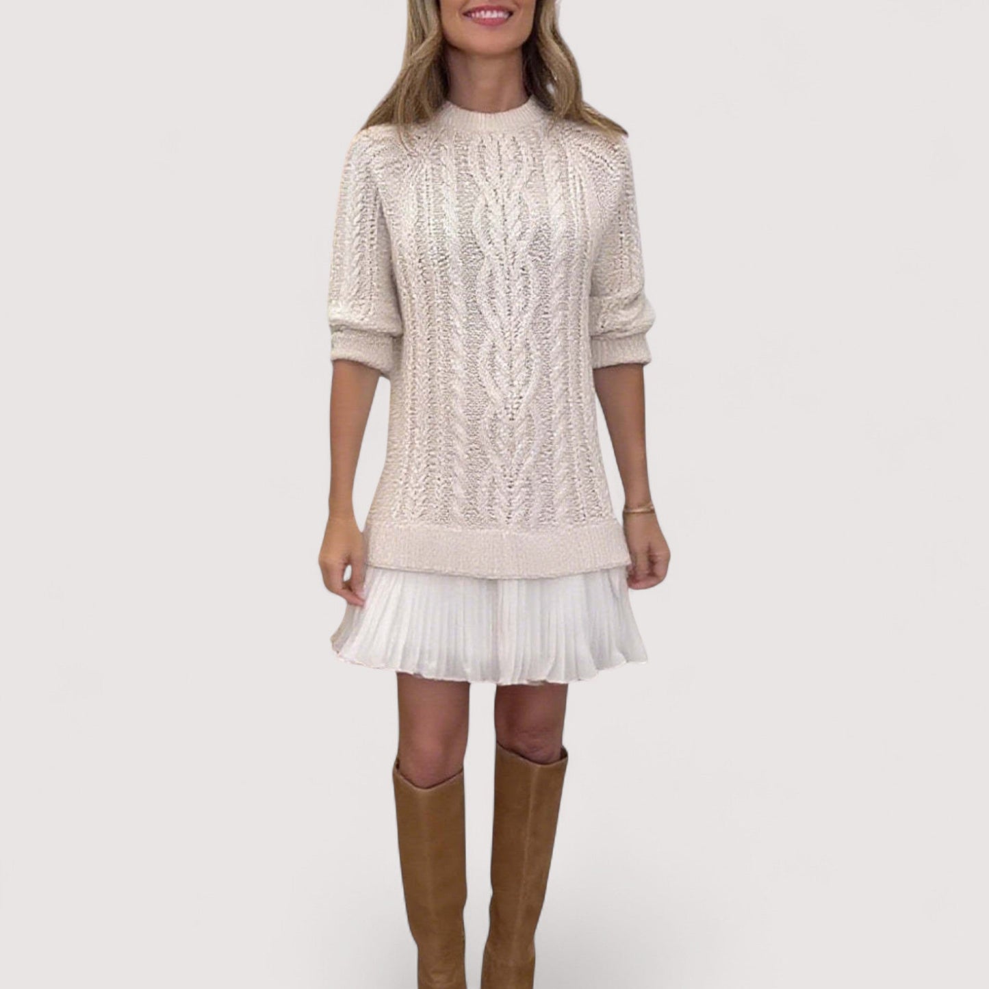The Arvienne – Knitted Mini Dress