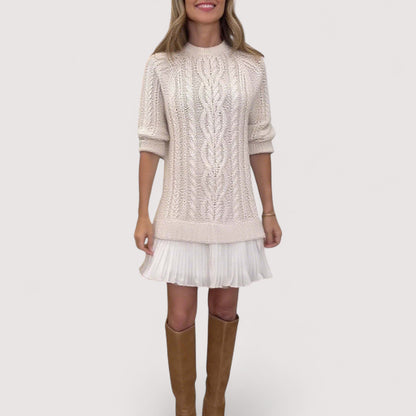 The Arvienne – Knitted Mini Dress