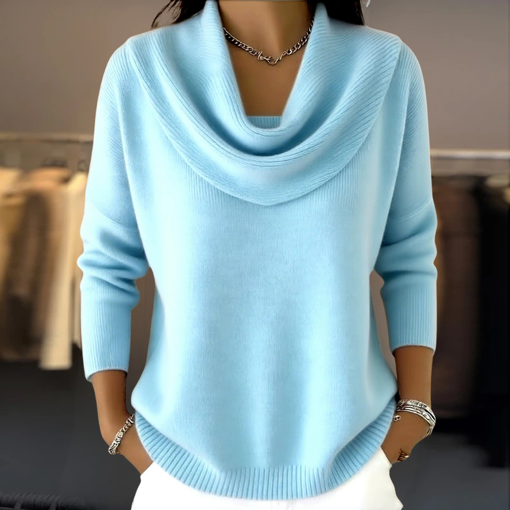 The Arneselle – Luxe Collar Knit Pullover
