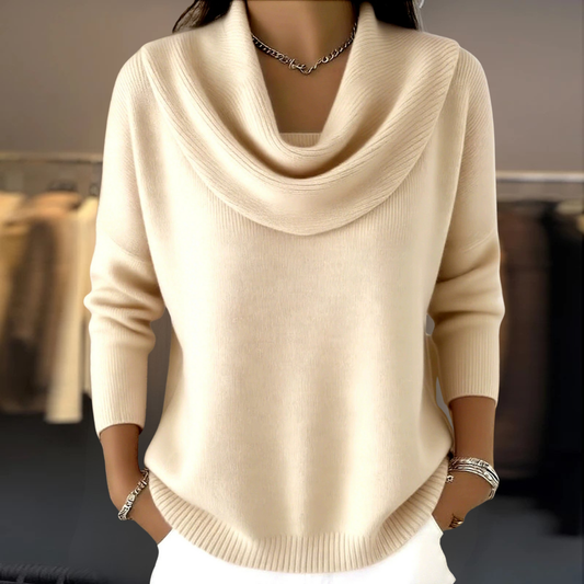 The Arneselle – Luxe Collar Knit Pullover