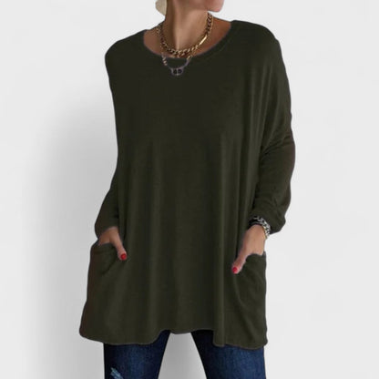 The Arsolene – Soft Relaxed Long-Sleeve Top