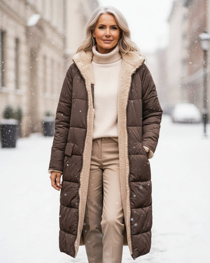 The Marlysse – Sherpa-Lined Winter Coat