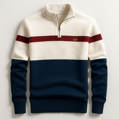 The Calderon – Heritage Quarter-Zip Sweater