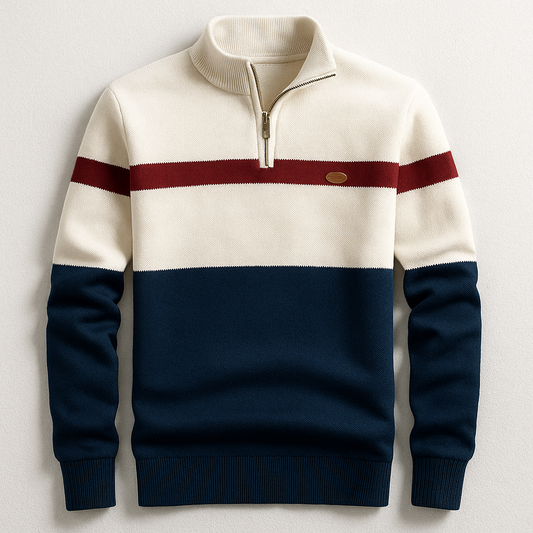 The Calderon – Heritage Quarter-Zip Sweater