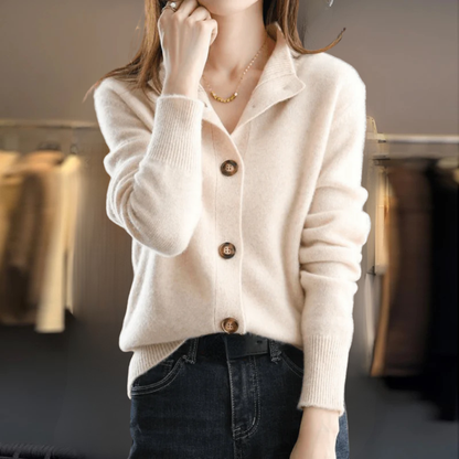 The Aurélise – Luxe Cashmere Blend Cardigan