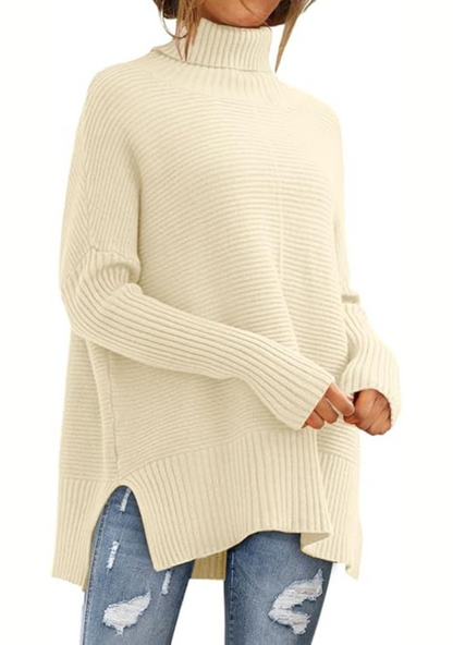 The Arvaline – Soft Turtleneck Knit Jumper