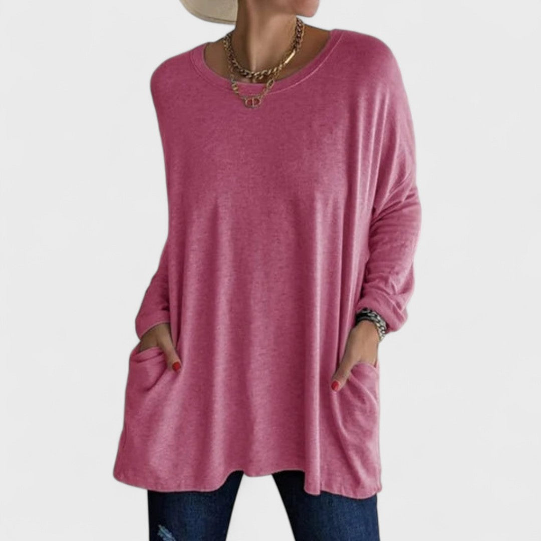 The Arsolene – Soft Relaxed Long-Sleeve Top