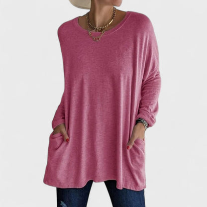 The Arsolene – Soft Relaxed Long-Sleeve Top