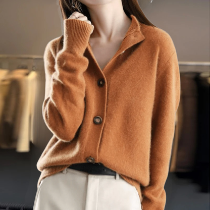 The Aurélise – Luxe Cashmere Blend Cardigan