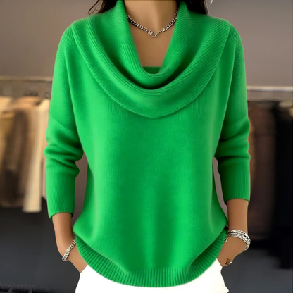 The Arneselle – Luxe Collar Knit Pullover