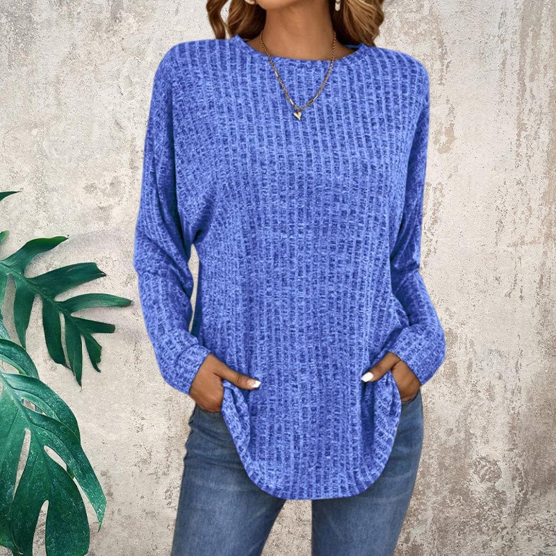 The Arliennea – Soft Long-Sleeve Casual Knit Top