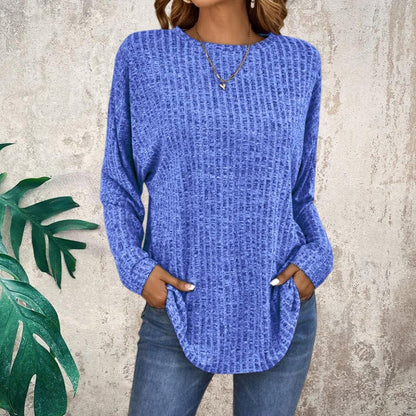 The Arliennea – Soft Long-Sleeve Casual Knit Top