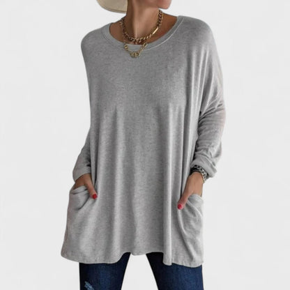 The Arsolene – Soft Relaxed Long-Sleeve Top