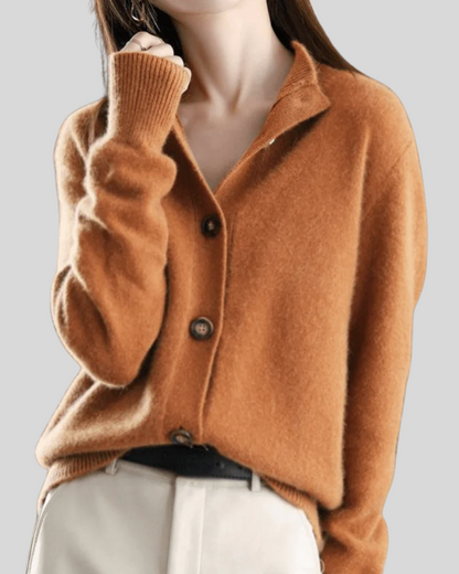 The Aurélise – Cashmere Blend Cardigan