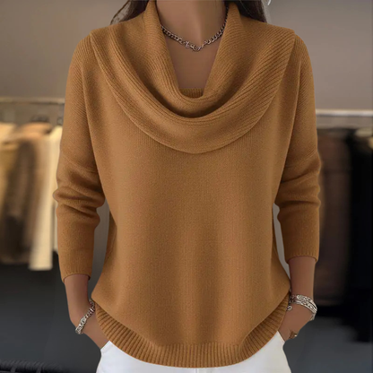 The Arneselle – Luxe Collar Knit Pullover