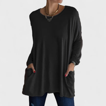 The Arsolene – Soft Relaxed Long-Sleeve Top