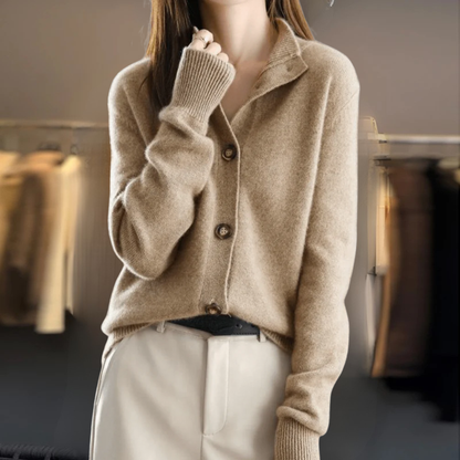 The Aurélise – Luxe Cashmere Blend Cardigan