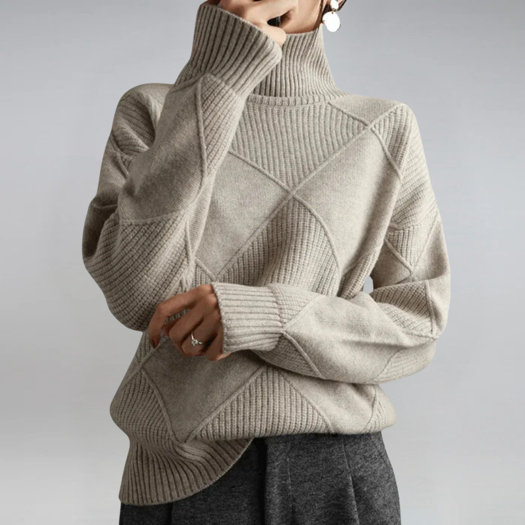The Aurielle – Luxe Turtleneck Sweater