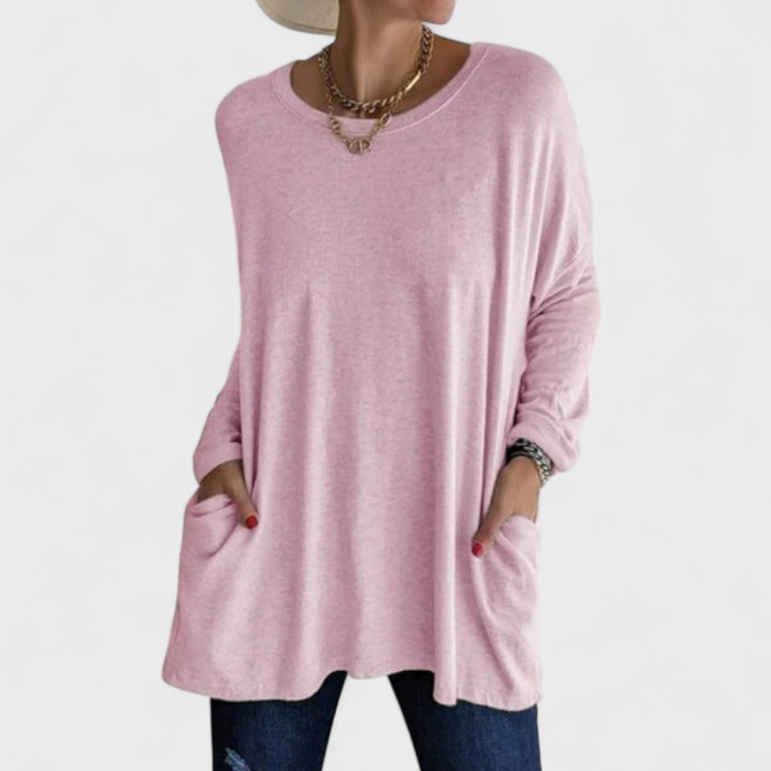 The Arsolene – Soft Relaxed Long-Sleeve Top