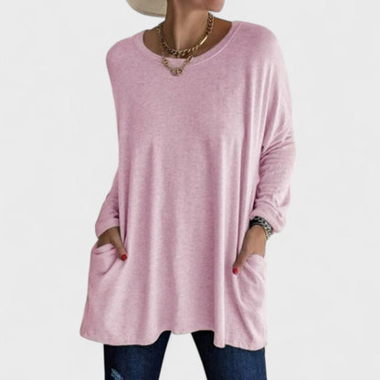 The Arsolene – Soft Relaxed Long-Sleeve Top