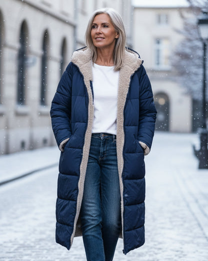 The Marlysse – Sherpa-Lined Winter Coat