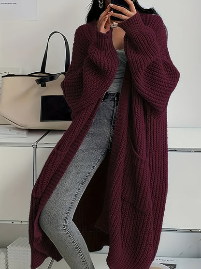 The Auraline – Cozy Confidence Longline Cardigan