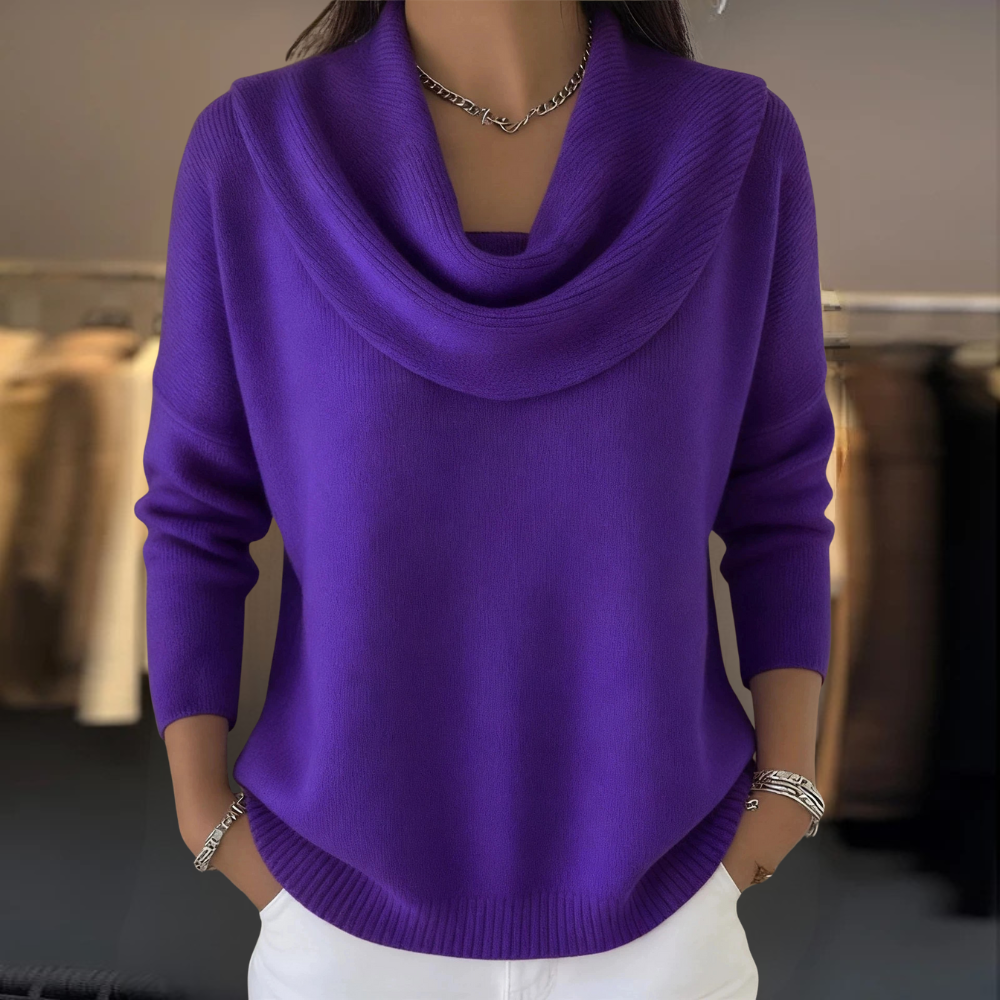 The Arneselle – Luxe Collar Knit Pullover