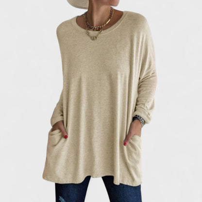 The Arsolene – Soft Relaxed Long-Sleeve Top