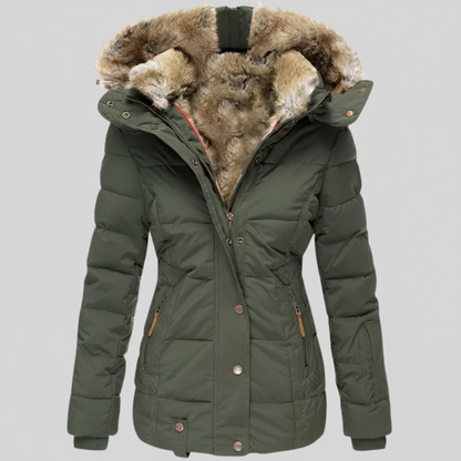 The Elvoria – Luxe Fur-Lined Winter Jacket