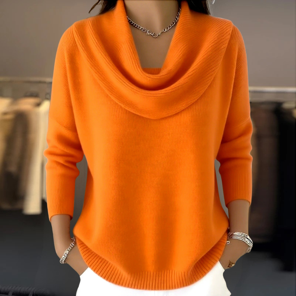 The Arneselle – Luxe Collar Knit Pullover