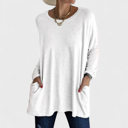 The Arsolene – Soft Relaxed Long-Sleeve Top