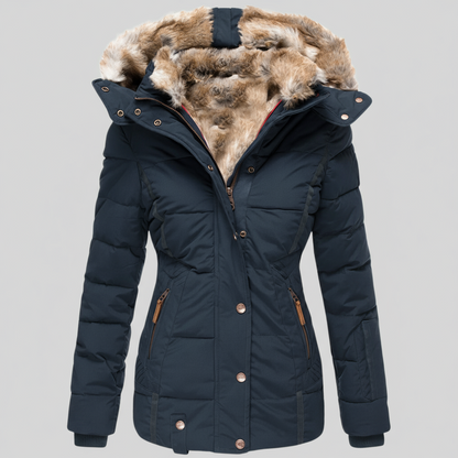 The Elvoria – Luxe Fur-Lined Winter Jacket