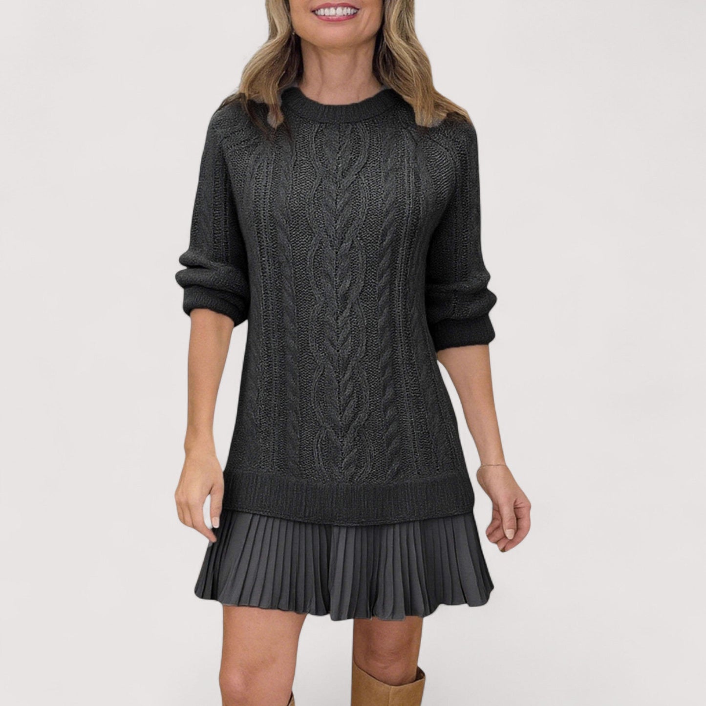 The Arvienne – Knitted Mini Dress