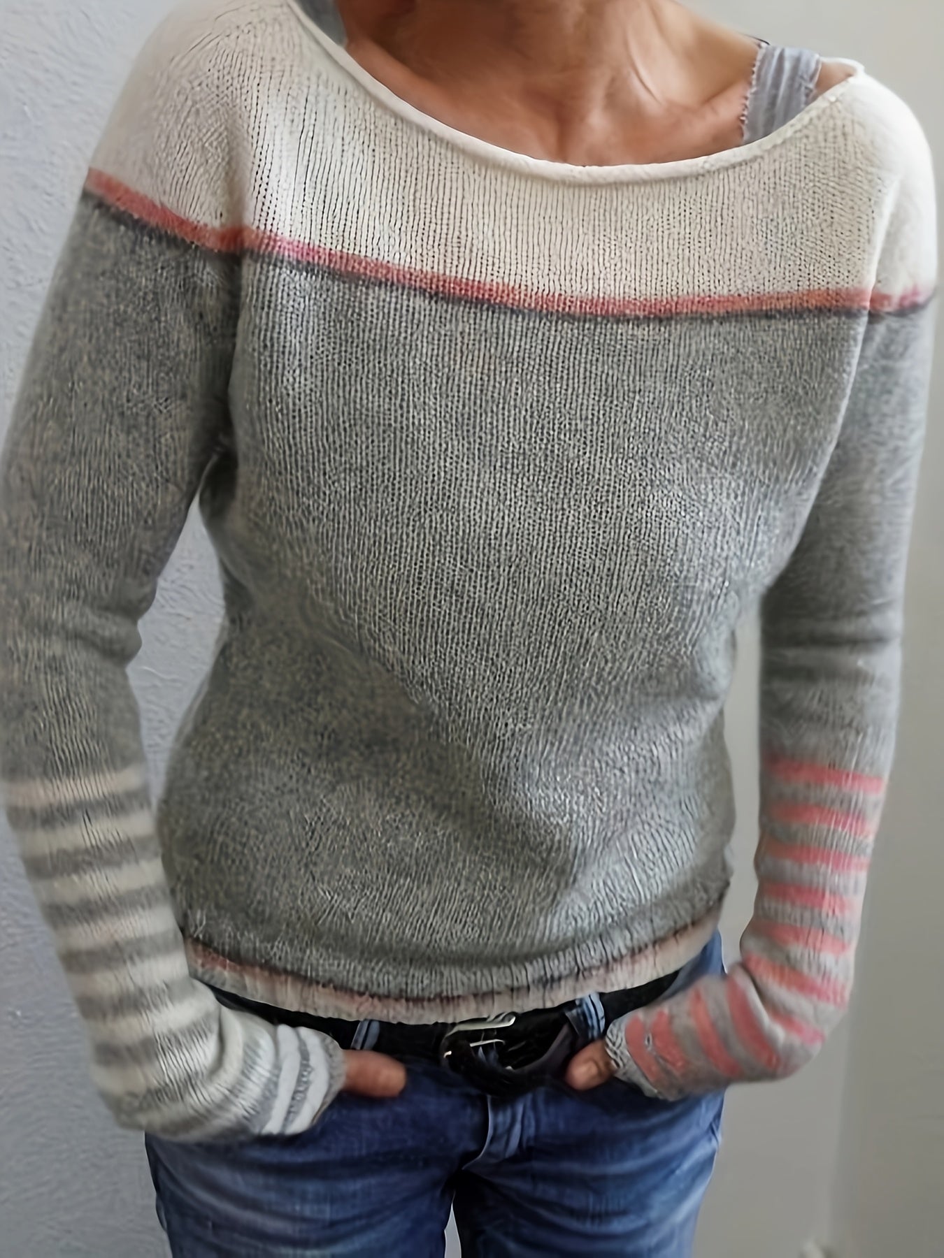The Marivelleis – Soft Striped Cashmere-Blend Sweater