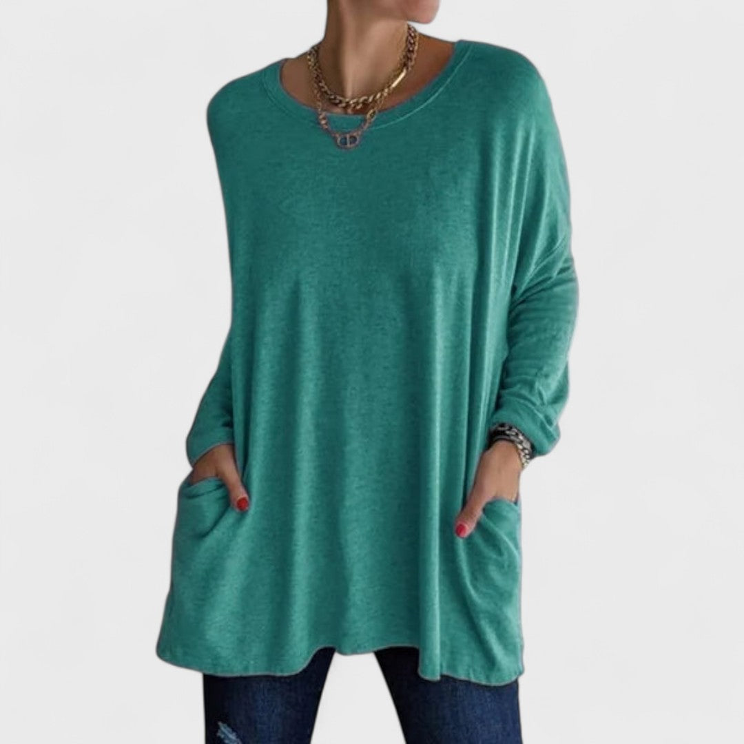 The Arsolene – Soft Relaxed Long-Sleeve Top