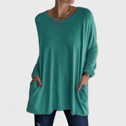 The Arsolene – Soft Relaxed Long-Sleeve Top