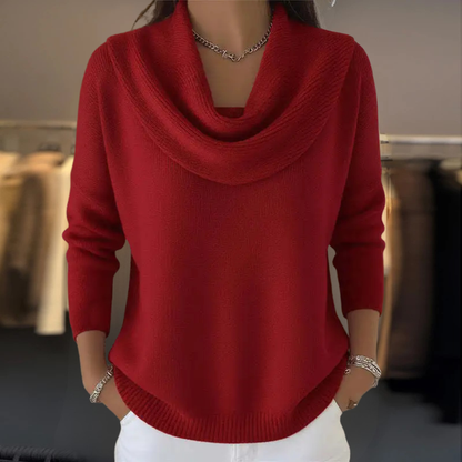 The Arneselle – Luxe Collar Knit Pullover