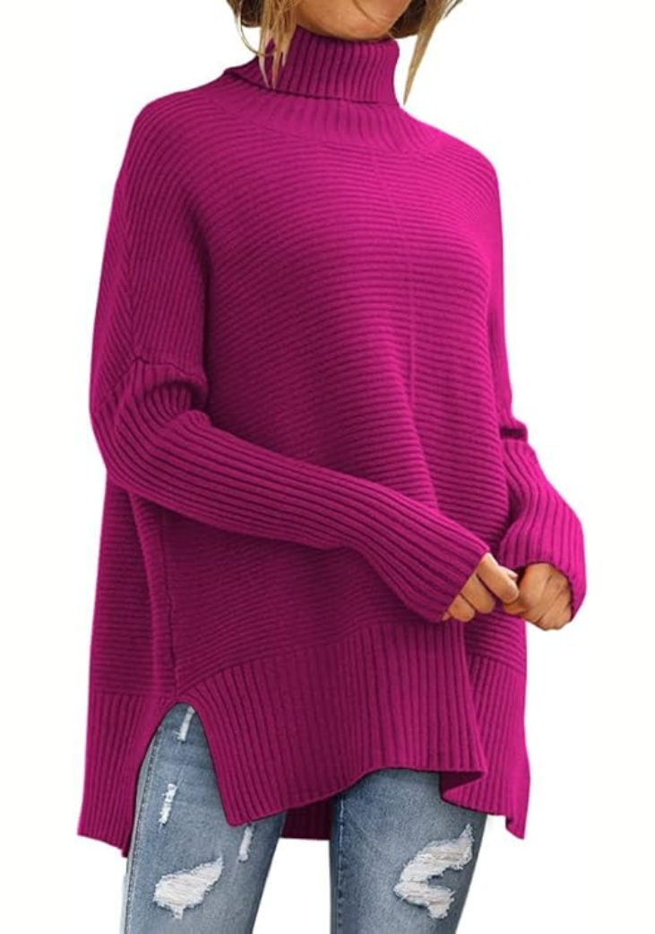 The Arvaline – Soft Turtleneck Knit Jumper