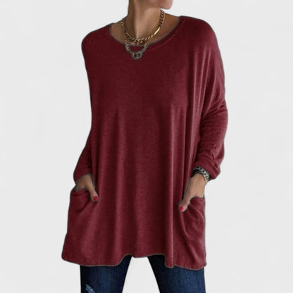 The Arsolene – Soft Relaxed Long-Sleeve Top