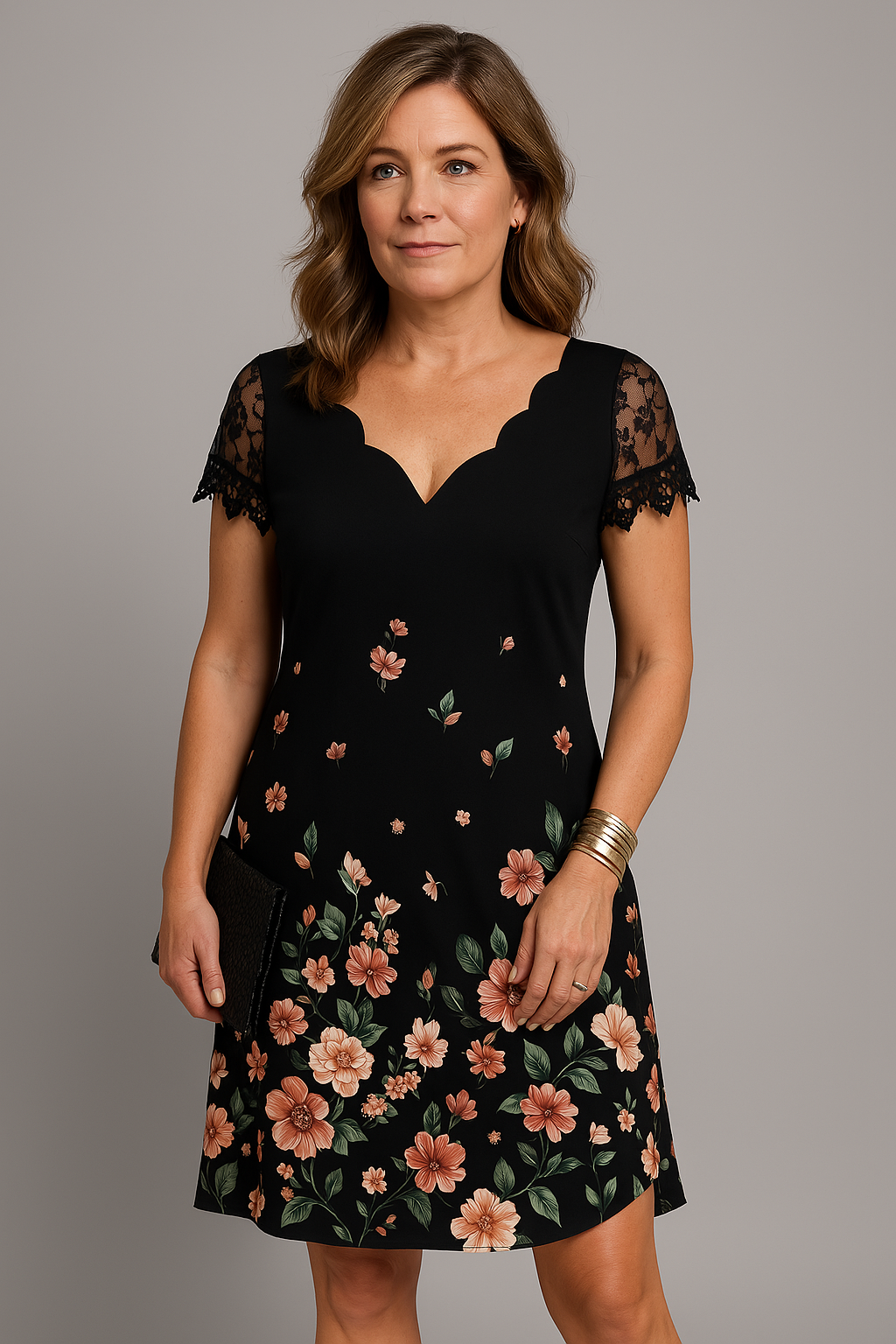 The Aléane – Elegant Midi Dress