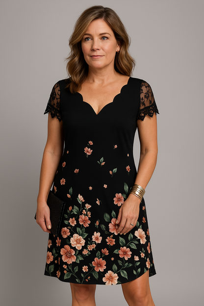 The Aléane – Elegant Midi Dress