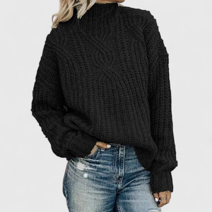 The Selvarique – Sophisticated Cable-Knit Sweater