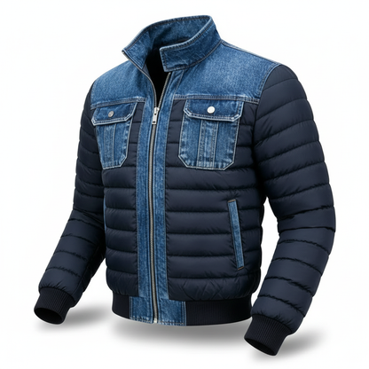 The Denvault – Hybrid Quilted Denim Jacket