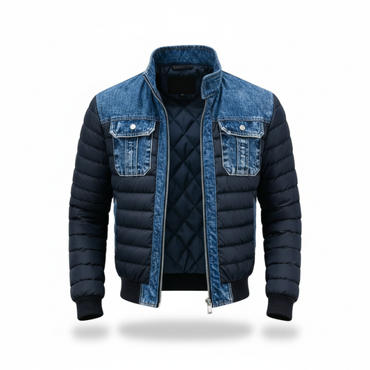 The Denvault – Hybrid Quilted Denim Jacket