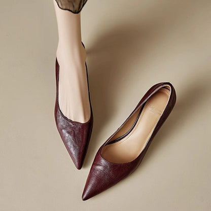 The Vionne – Genuine Leather Heels
