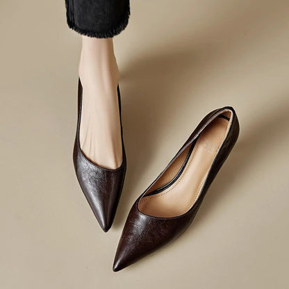 The Vionne – Genuine Leather Heels